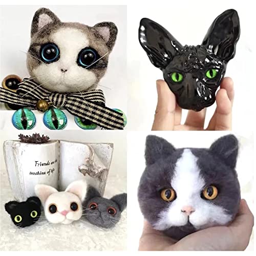 Image of 100PCS Eyes Glass Cabochon for Clay Doll Making Sculptures Props Craft DIY Findings Jewelry Making Christmas Gift