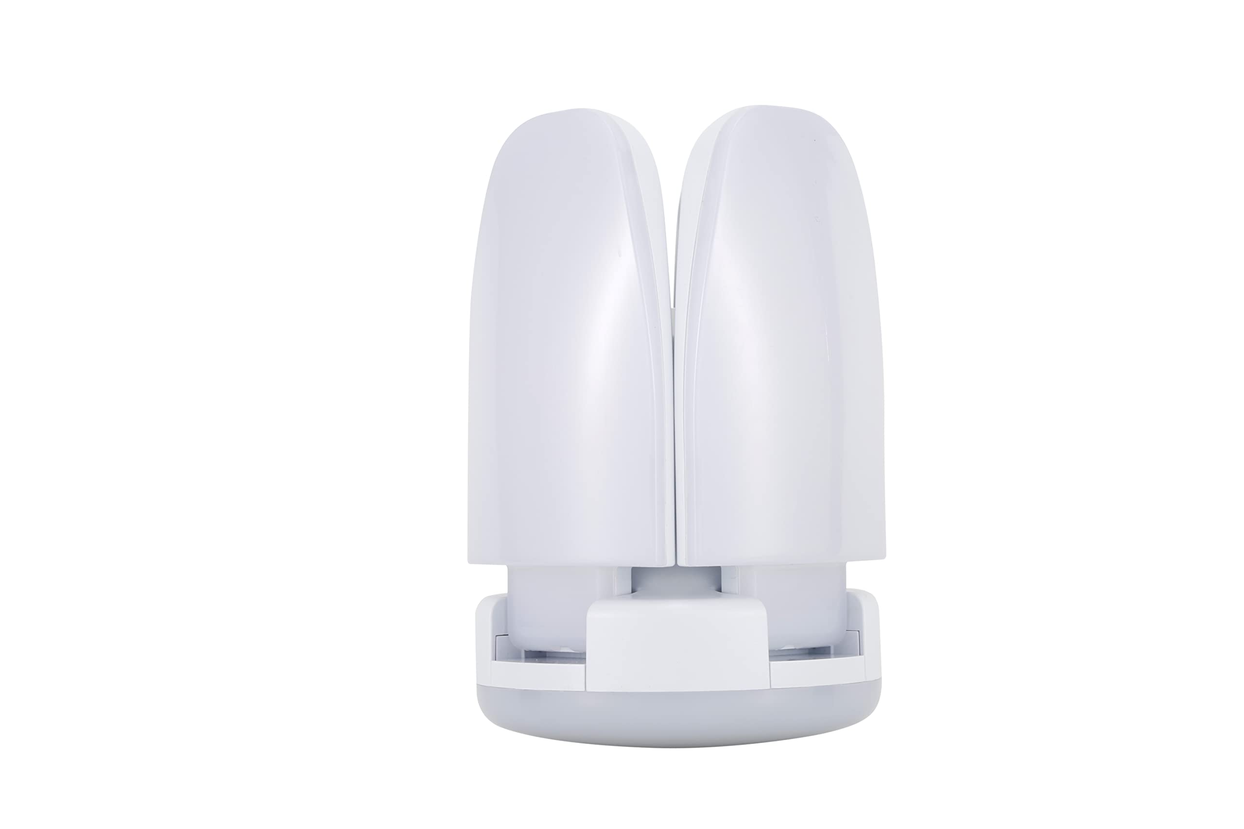 2本入り【交換球】60W 6000Lm LED電球 5灯式 投光器 現場用ライト led 作業灯 金属口 E26 屋内用クリップランプ ガレージライト