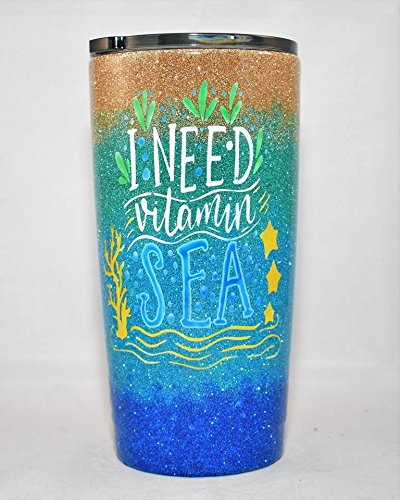 glitter tumbler yeti