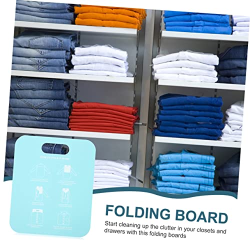 PRETYZOOM Tabla para Doblar Camisetas y Ropa Plegable 3 Piezas Plástico Duradero para Adultos Uso Doméstico Organización Armarios y Maletas