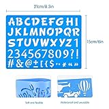 Zoom IMG-2 set di 20 stencil da Zoom IMG-2 set di 20 stencil da