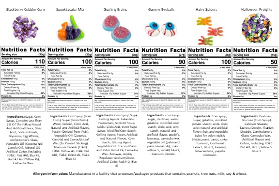 Miniatura 6 de Purple Plum Caja de dulces de Halloween  Caja de regalo de dulces para todas las edades  Truco o trato de casa embrujada  Cesta de regalo de truco o