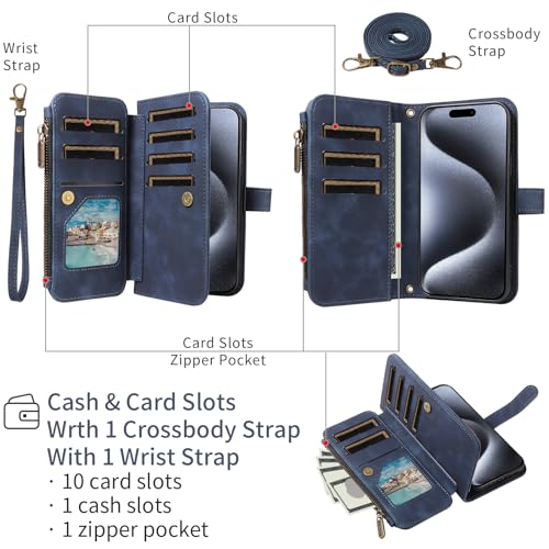 Coque iPhone 15 Pro fermable pour protéger vos cartes et votre écran - 3