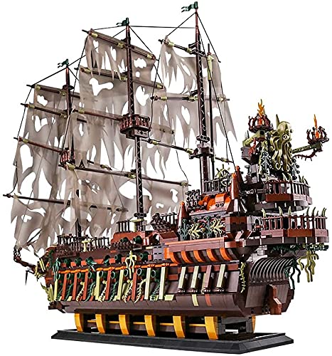 VSEG Piratenschiff Modell Piraten Schiff, 3653 Teile Creative Piratenschiff Segelschiff Modellbau Kompatibel mit Lego – Bild 6