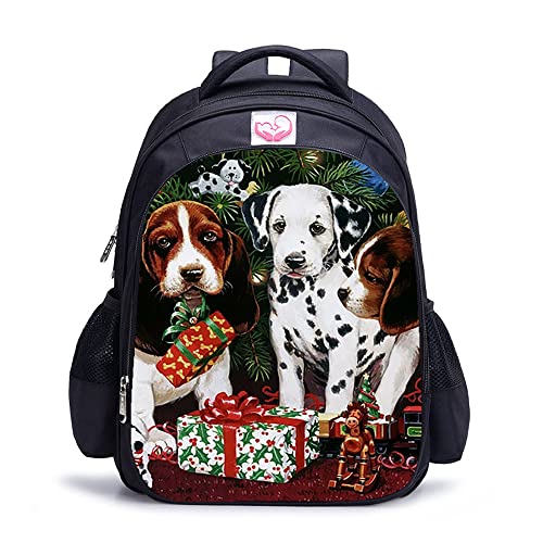 Sac à dos de Noël motif chien idée cadeau pour petits et grands