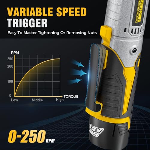 ALLOY POWER 12V Extended Cordless Ratchet