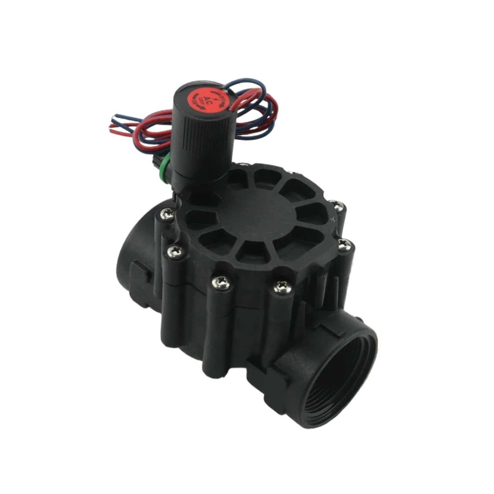 Elettrovalvola in nylon normalmente chiusa | DN15-DN25, 1/2"-1", AC220V/DC12V, corpo in nylon for irrigazione di giardini e aree verdi(3/4",DC12V)