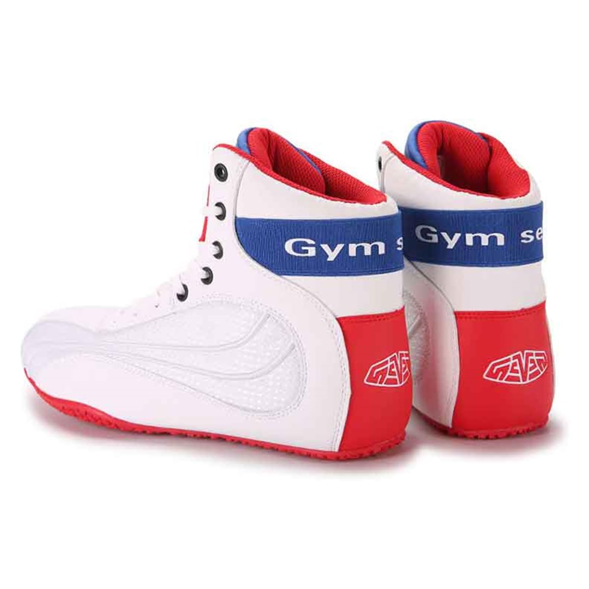 Uomo Donna Wrestling Sneakers Mesh Traspirante Comfort Scarpe Sportive Atletiche High Top Fitness Scarpe da Allenamento per Sollevamento Pesi