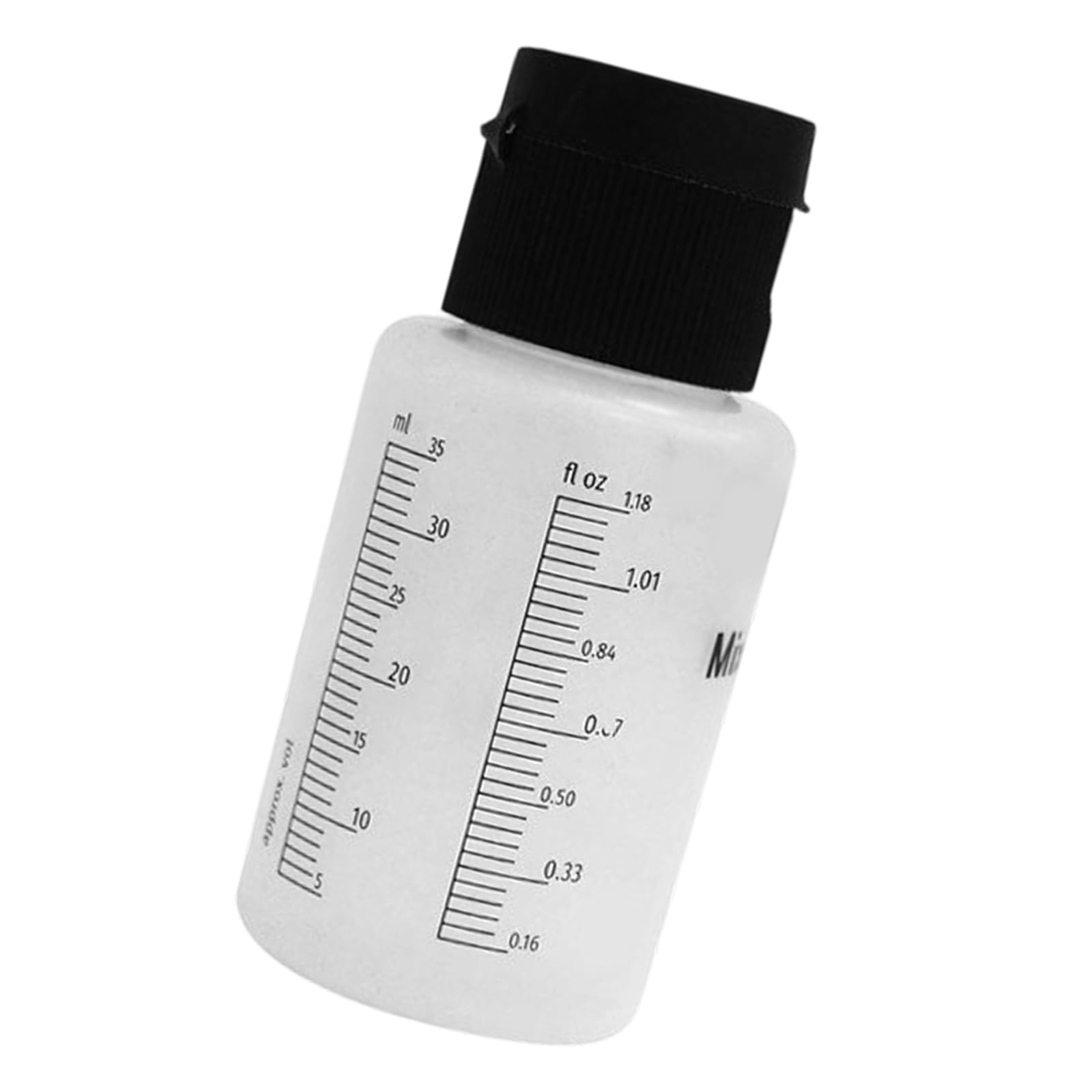Pbiyxqc Compact 35Ml Jar Graduated Empty Bottle Container For Liquids Mixing With Precisely Proportions Graduated Bottle With Lid