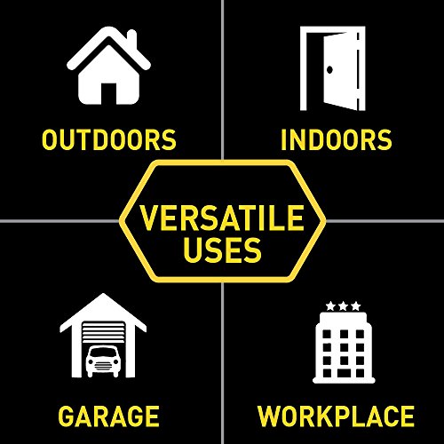GRIP MASTER Durable All-Natural Tough Rubber Doormats, 29x17 Size, Waterproof Boots Scraper Mats, Commercial Heavy Duty Indoor Outdoor Door Mat for Winter Snow, Low-Profile Easy Clean, Black Lines - Thumbnail 7
