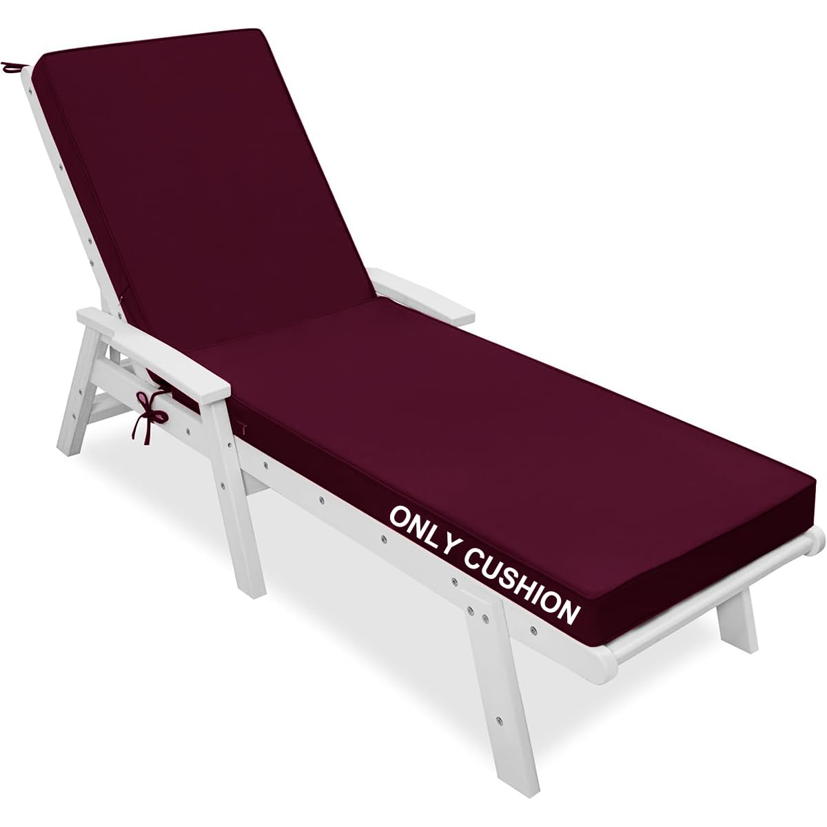 WLXFF Garden Steamer Sunlounger Cushion Waterproof Sunbed Cushions For Sun Loungers Replacement Sun Lounger Cushions Rocking Chair Garden Chair With Backs,NO10,188X58X10CM