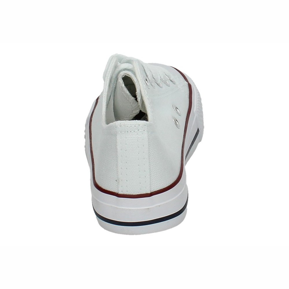 DEMAX Lonas Blancas Mujer Zapatillas Blanco