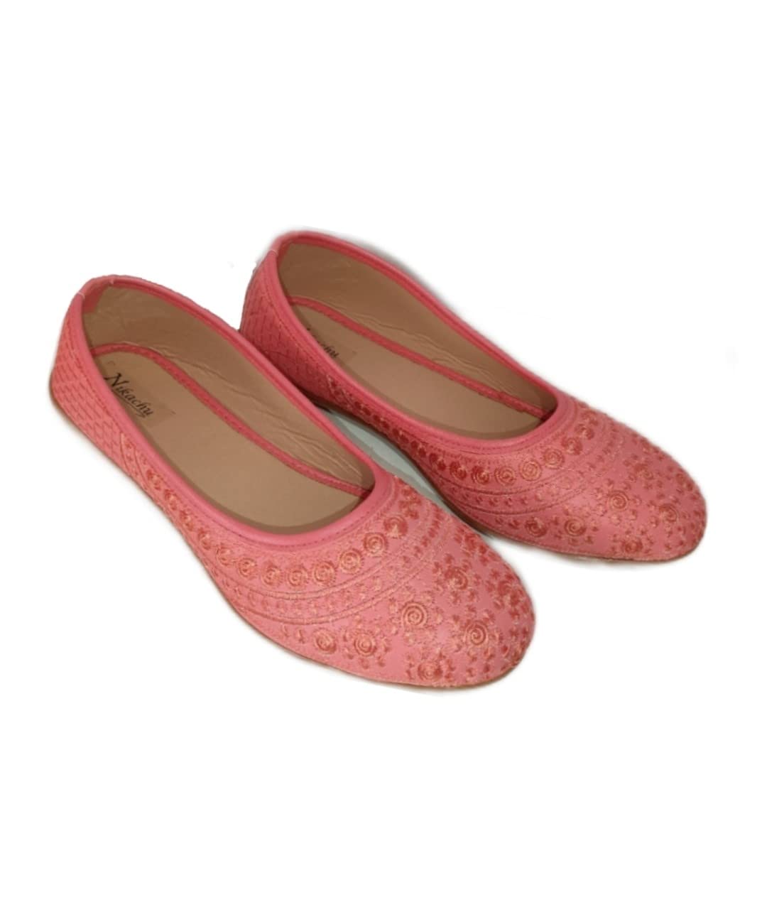 NIKACHU Trendy & Fashionable Juttis for Women and Girls (Pink, numeric_8) (B0BQ7G7S4Z) Amazon Price History, Amazon Price Tracker