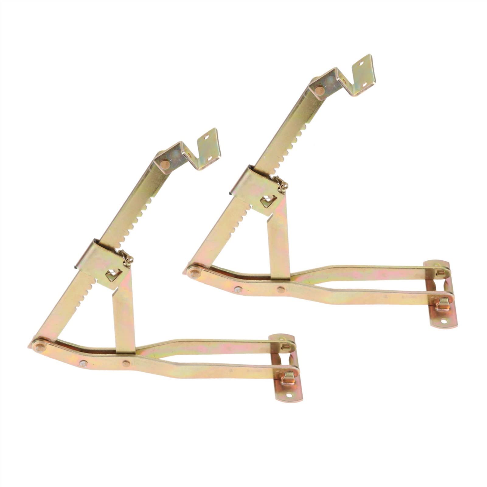 2 Pieces of Adjustable Folding Lifting Bracket, Sofa Armrest Hinge, Massage Table Lifter Furniture Hardware