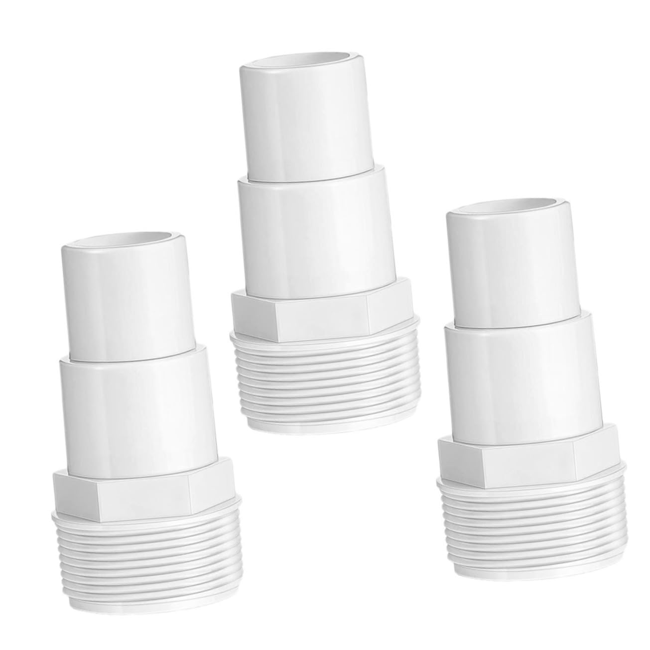 INOOMP 12piezas Adaptador De Manguera De Piscina De Plástico Conector Compatible para Bomba De Filtración De Piscina Instalación Fácil Fugas Accesorio para Sistemas De Skimmer