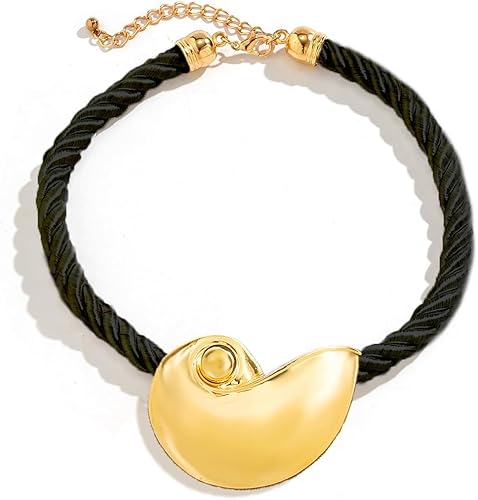 Miniatura 8 de Layered Conch Shell Necklace Gold Shell Seashell Necklace Choker Necklaces Jewelry Witch Necklace for Women Halloween Adjustable Y Lariat Necklace