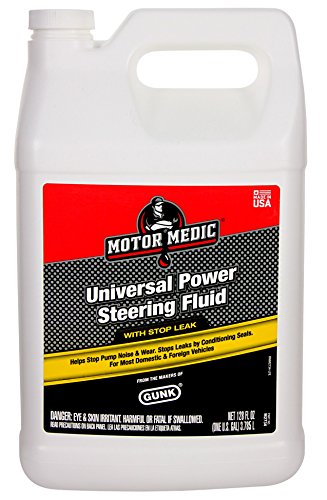 Niteo Motor Medic M2734 Universal Power Steering Fluid with Stop Leak - 1 Gallon