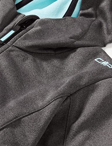 Chaqueta softshell niños CMP abrigo técnico infantil melange unisex con capucha 2