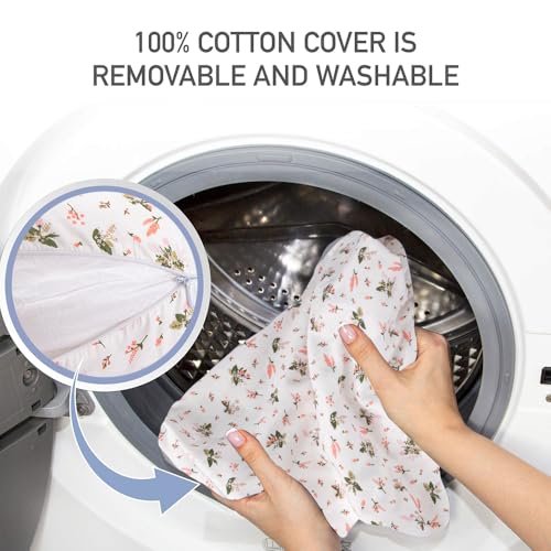Image of Chilling Home C Shaped Pregnancy Pillow, Full Body Pillows for Adults Pregnancy Pillows for Sleeping, Maternity Pillow for Pregnant Women 47 inch, Pregnant Women Must Have with Removable Cover, Floral