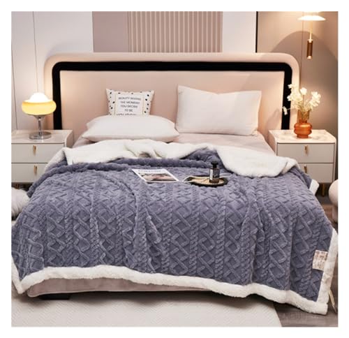 REIFOR Decke Wohndecke Kuscheldecken Überwurfdecke, Weich, Gemütlich, Flauschig, Heimdekoration Für Couch, Erwachsene, Bett, Sofa Und Wohnzimmer Decke Kuschelig Sofa (Color : D, Size : 200 * 230cm)