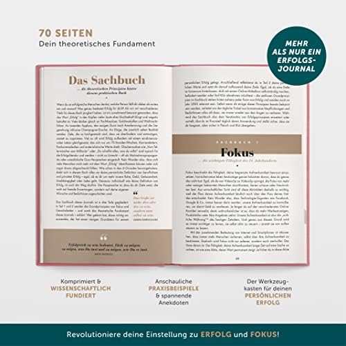 The 6-Minute Success Journal | Daily Planner for more Focus | A5 Organiser to Achieve your Goals with more Motivation and Mindfulness | Undated Business Planner