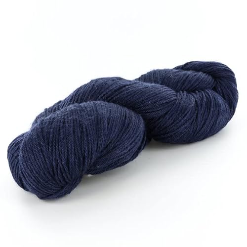 Valley Yarns Charlemont Fingering Weight Sock Yarn, Superwash Merino Wool/Silk/Polyamide - Navy Blue #TOP27