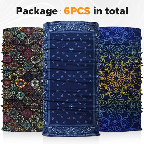 Image of JOEYOUNG Headwear, Bandana, Neck Gaiter Head Wrap Headband Balaclava Magic Scarf