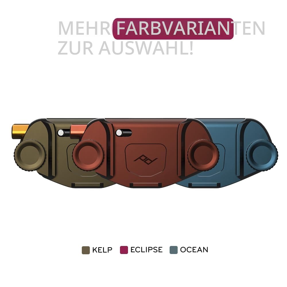 Peak Design Capture Camera Clip V3 Schwarz, inkl. Standard Plate (CP-BK-3) | Hergestellt in Frankreich. Sichere Verpackung. Lieferung mit Rechnung inkl. MwSt.