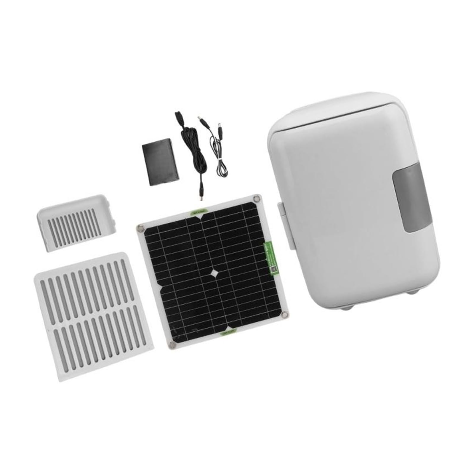Refrigerador Solar portátil con batería y refrigeración. Refrigerador Solar for Pesca. Refrigerador de bajo Consumo for Aventuras al Aire Libre.