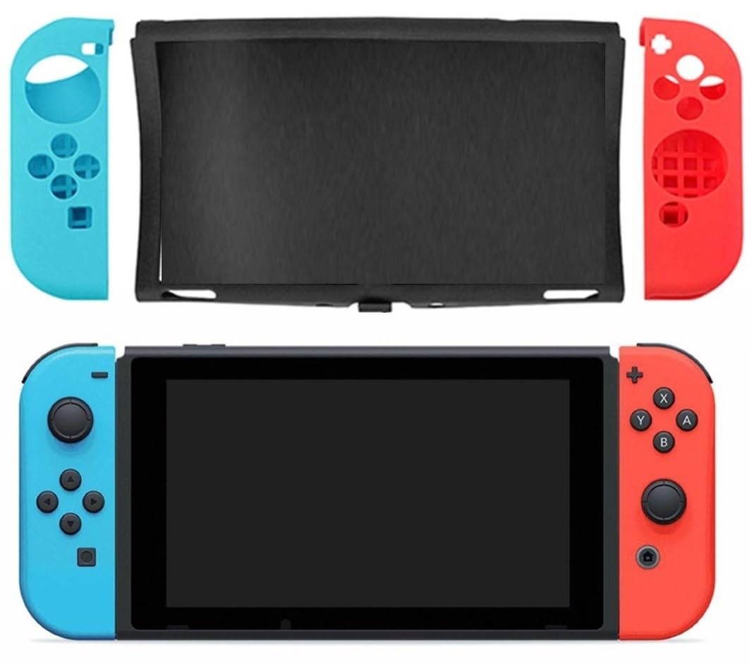 TMG Protective Case for Nintendo Switch OLED Anti-Slip Silicone Protective Skin Case Cover Anti-Slip Silicone Grips Covers-image-49