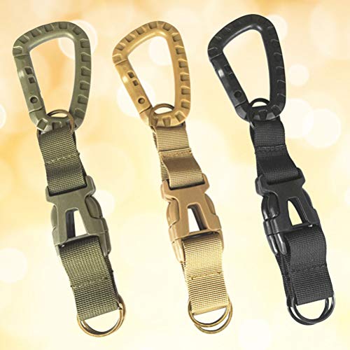 Foto von 3 Stücke Schnalle Fliegenfischen Magnetische Net Release Hängen Halter Tragbare Lanyard Clip Karabiner Schlüsselbund Haken für Angeln Bergsteigen