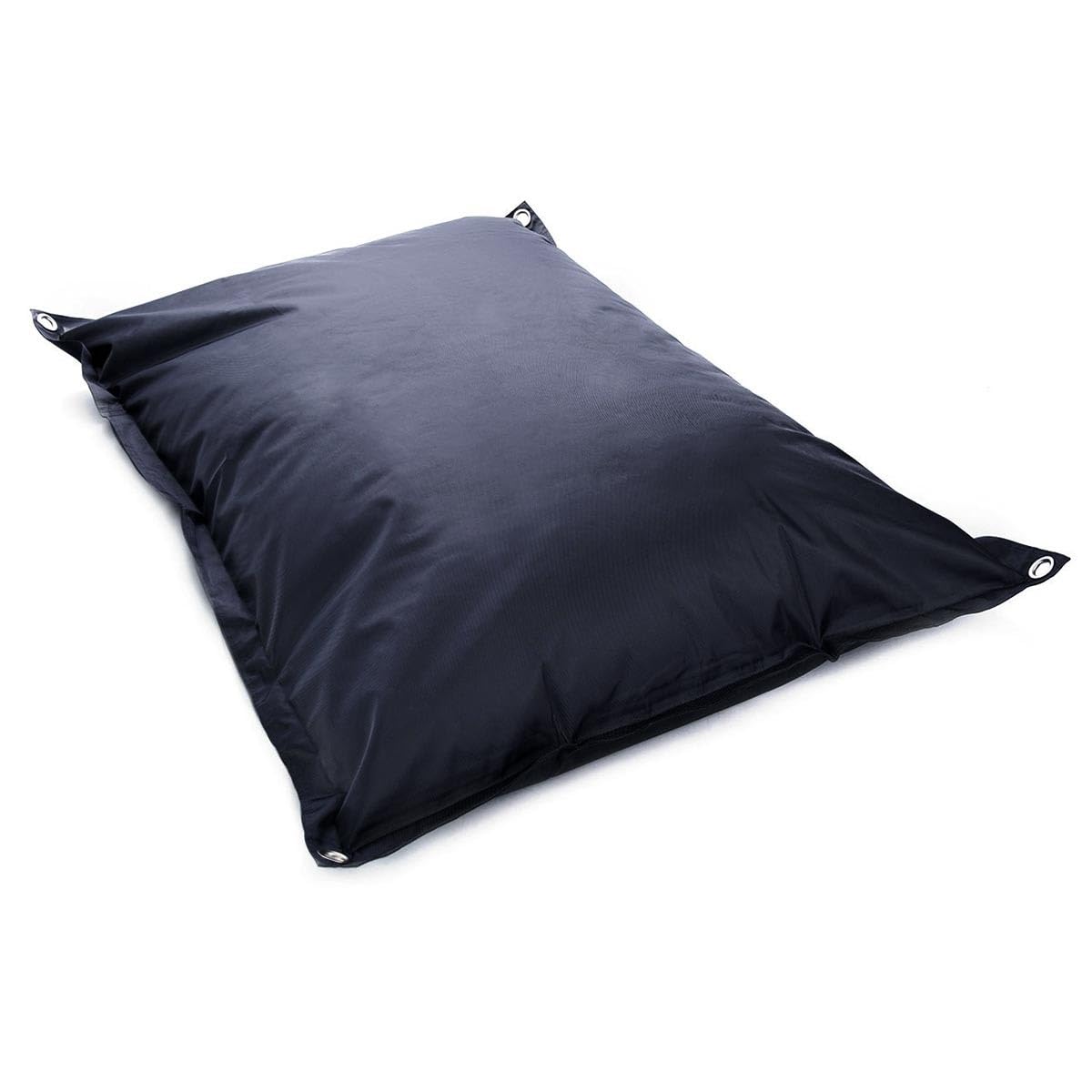 LIVEDECO - Housse Vide Pouf Géant XL Imperméable Extérieur Outdoor Noir Iron RAW BiG52