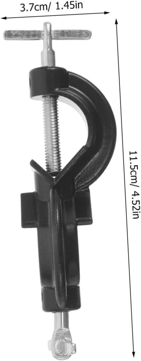 SEWACC Lab Stand Clamp Holder for Test Tubes 2pcs Heavy Duty Alloy with Double Bosshead and Double Screw Grip, Precise Operation and Strong Clamping Force and Laboratory Rods