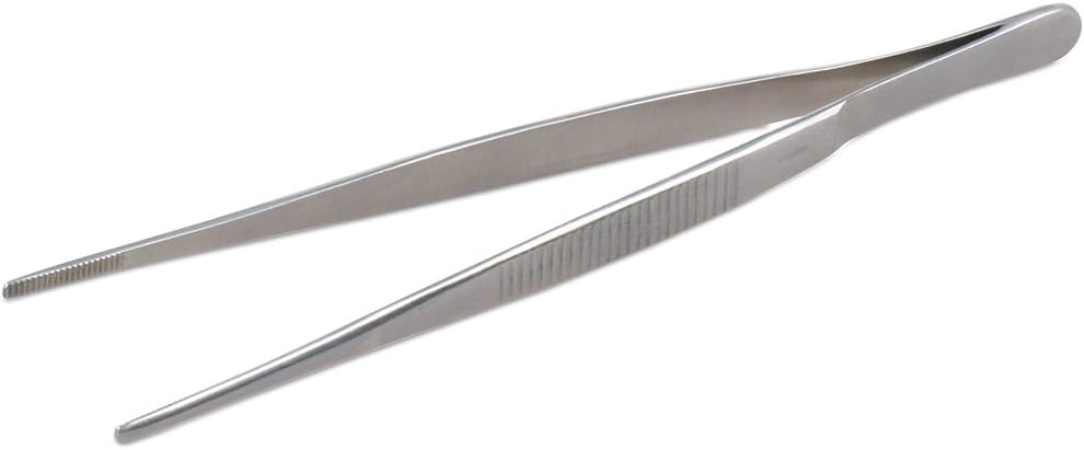 JB PrinceStraight Tip Tweezer - 7.75 inch