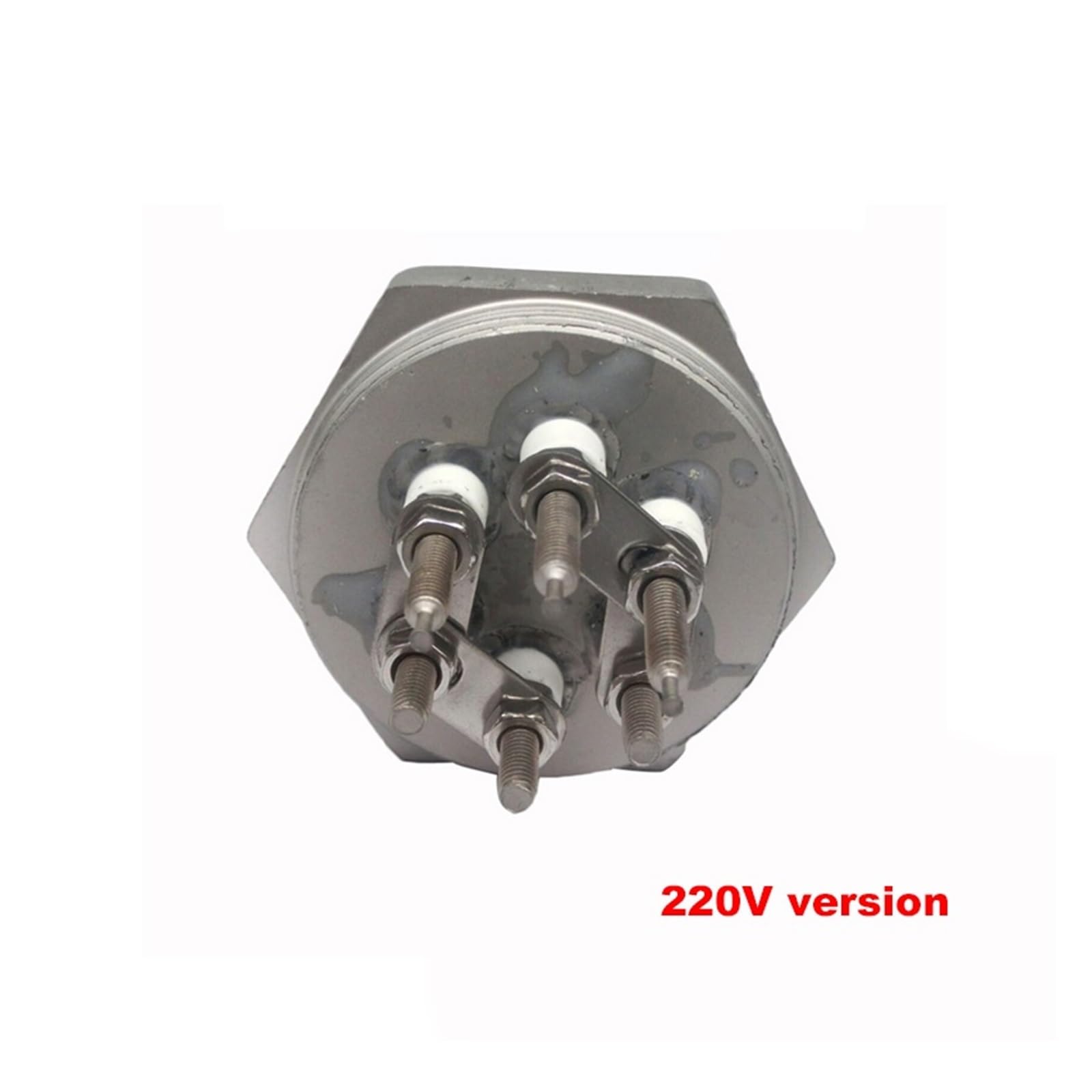 LIUCH Tanque de agua Solar de 2 pulgadas, tubo de calefacción eléctrica con rosca DN50 de 58mm, acero inoxidable 304 completo(220V,12KW355L DN50 304SUS)