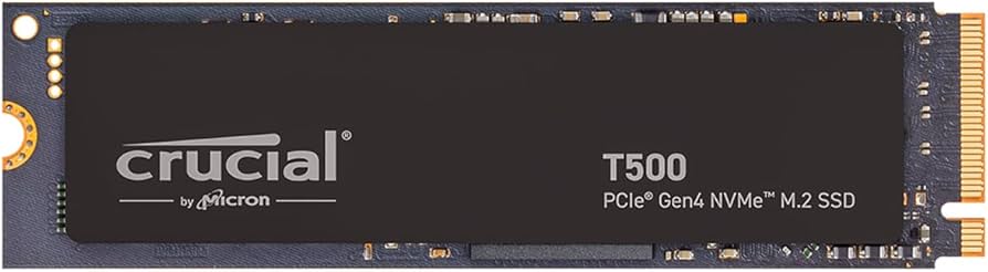 Amazon.com: Crucial T500 1TB PCIe Gen4 NVMe M.2 Internal Gaming