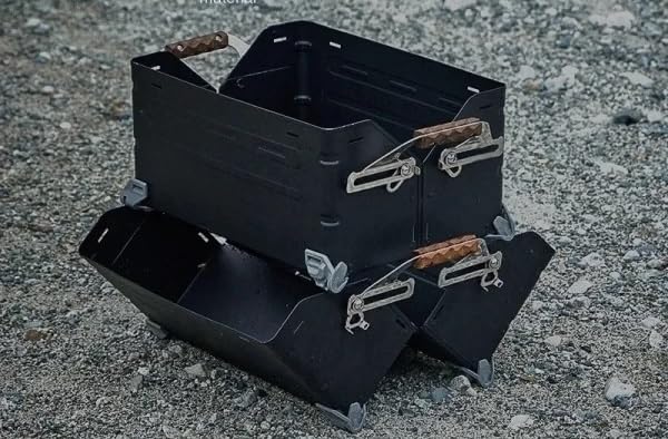 Amazon.co.jp: CHANODUG OUTDOOR マットブラック シェルフ