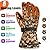 GIOIGOO 7.4V 3200MAH Rechargeable Heated Gloves, 5 Heating Levels Skiing Gloves for Men Women, Windproof Waterproof Electric Thermal Glove for Snowboarding Outdoor Work Fishing Hunting