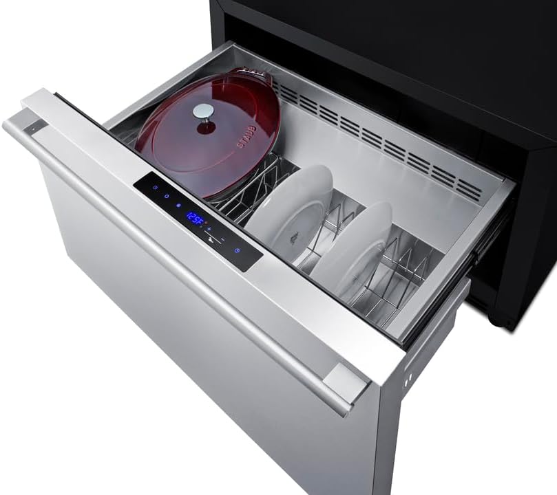 Summit Appliance SPHC30 30-Inch Wide Convertible Drawer Refrigerator/Warming Cabinet - Panel-Ready Drawer Front (Panel Ready Not Included); Commercially Approved; Weatherproof; CARB Compliant