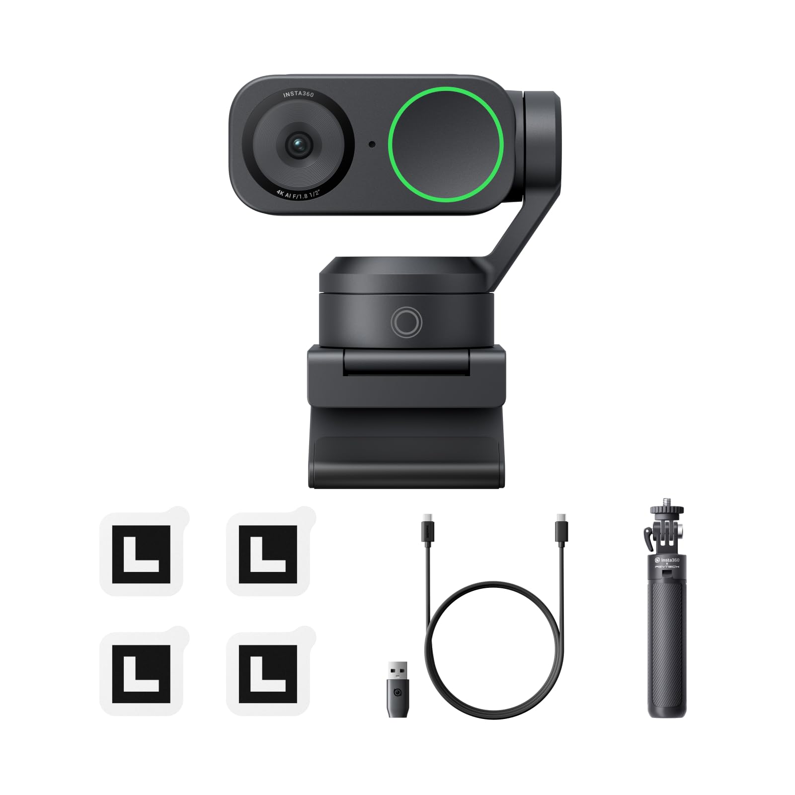 【新品未開封】Insta360 Link 2C ウェブカメラ Insta360 AI 4Kウェブカメラ Link 2C CINSABNA 1台（直送品