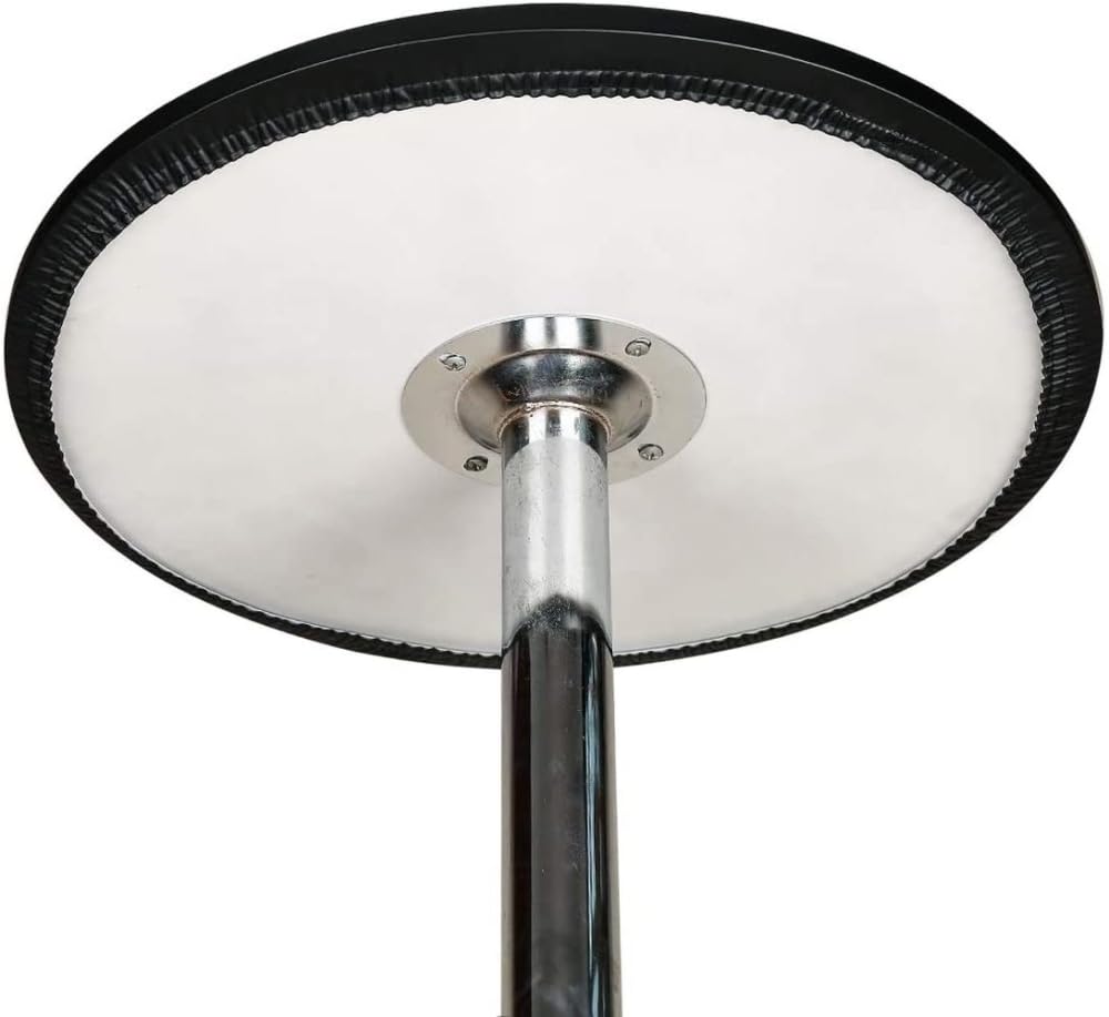 IsolaY 1 Uds. Mantel Redondo elástico para Mesa, Mantel de Tela para Catering, Cubierta de Mesa Ajustada con Borde elástico, Gris, 100CM