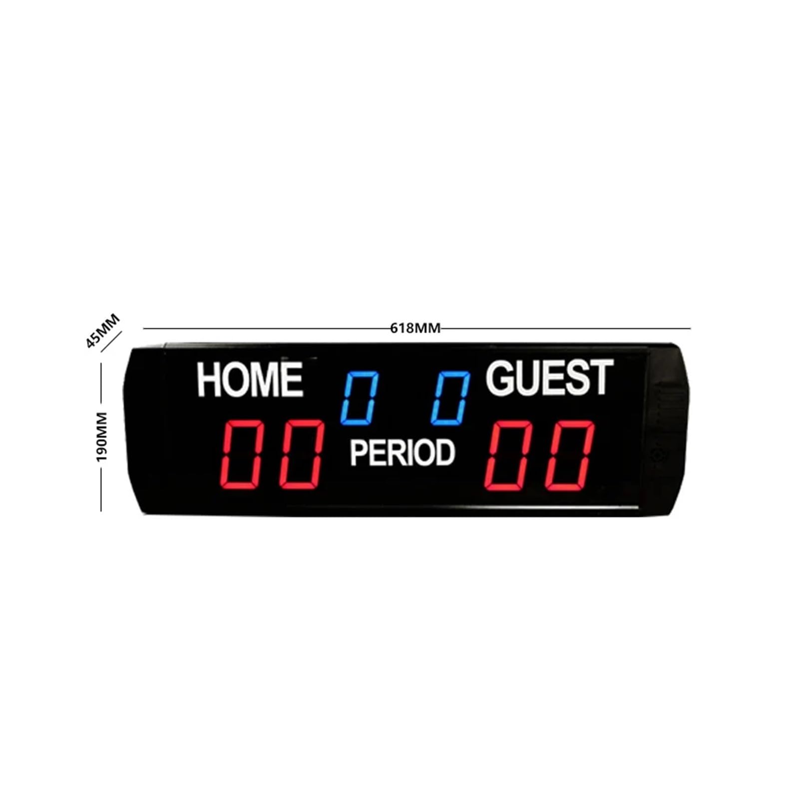 Tabellone segnapunti Digitale Portatile for Basket a LED, Orologio elettronico, Ping Pong