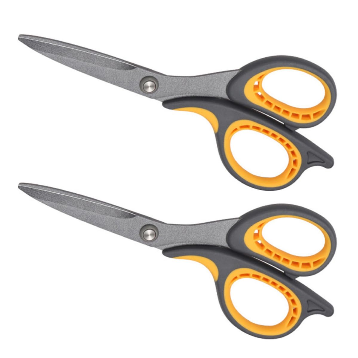 Tijeras antiadherentes de acero inoxidable con mango ergonómico que evita el pegamento