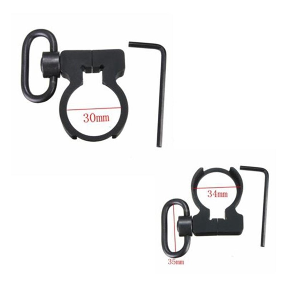Quick Detach QD piastra terminale Sling Swivel adattatore supporto per la caccia .223/5.56 moschettone AR15 M4 fucile