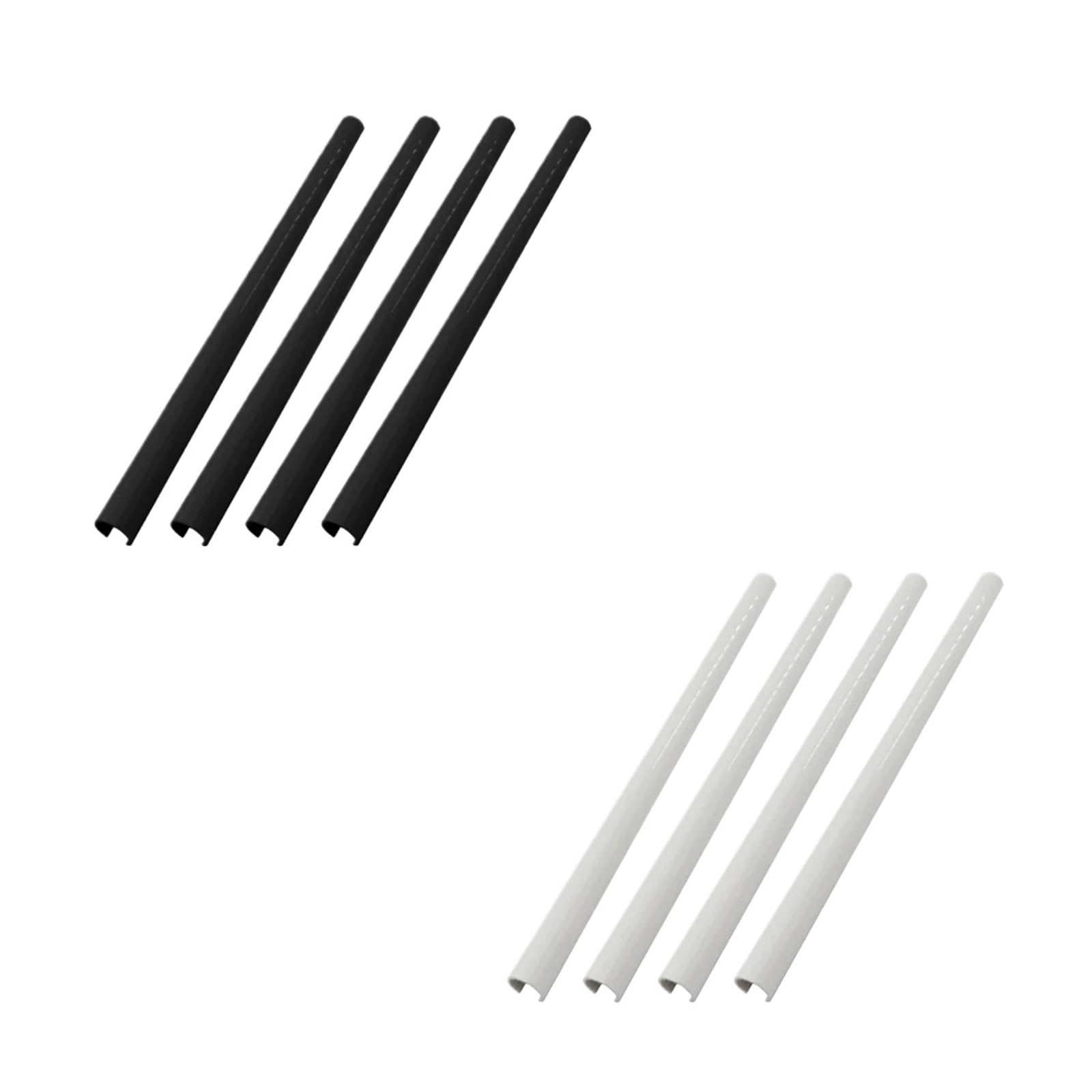 4 Coperture for Tubi Del Radiatore 15 * 200mm 300mm 500mm Copertura Decorativa Bianca Nera(Chrome 200mm)