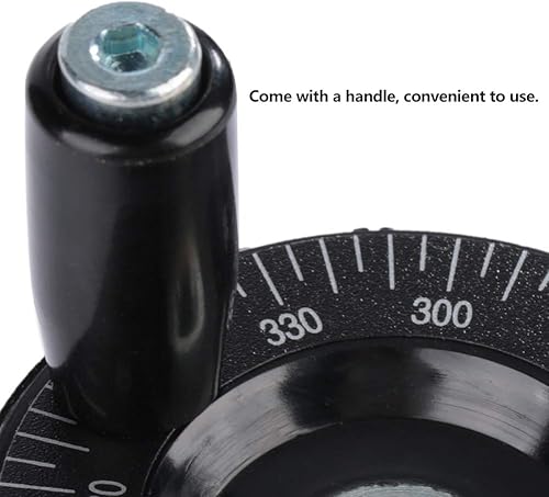 Miniatura 6 de Rueda de mano, rueda de mano de 0.315 in x 0.3 pulgadas, tornos