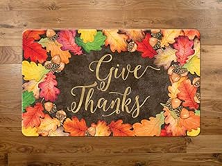 Americo 7170GTH830 Give Thanks Printed Mat, Eversoft - 8 x 30 in.