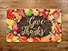 Americo 7170GTH830 Give Thanks Printed Mat, Eversoft - 8 x 30 in.