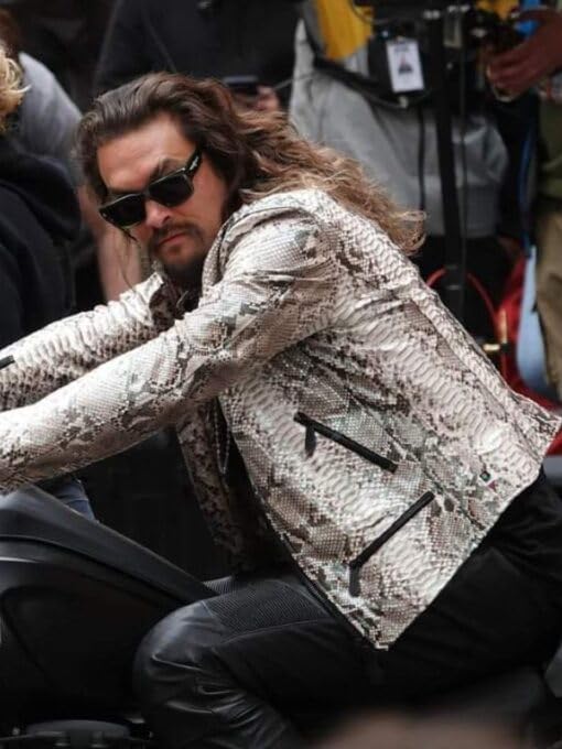 Men's Snakeskin Dante Reyes Jason Momoa Motorcycle Jacket – Snake Skin Print Biker Leather Jacket for Men2