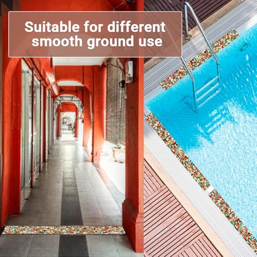 Image of Heavy Duty Anti Slip Tape 2 inch x15FT - Red Grit Rubber Grip Tape for Stairs, Showers, Pool & Bathroom Safety Waterproof Non-Slip Traction Strips Indoor /Outdoor Use
